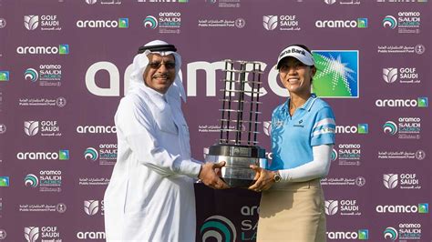 aramco saudi ladies golf leaderboard
